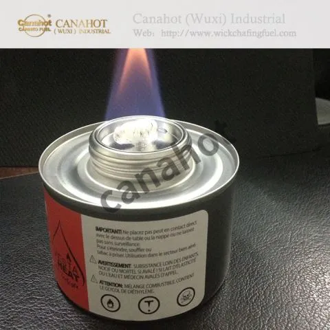 Latta del combustibile per scaldavivande